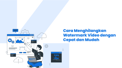 cara menghilangkan watermark video