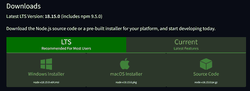 cara menginstall nodejs di windows, mac dan ubuntu
